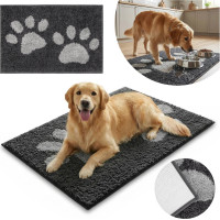 Koberec pro psy SOFT SHAGGY PAW - 60x90 cm - grafitový