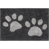 Koberec pro psy SOFT SHAGGY PAW - 60x90 cm - grafitový