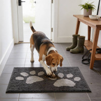 Koberec pro psy SOFT SHAGGY PAW - 60x90 cm - grafitový