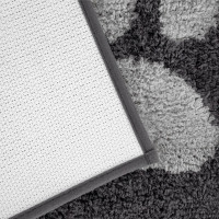 Koberec pro psy SOFT SHAGGY PAW - 60x90 cm - grafitový