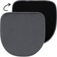 Podsedák na židli MARIE 39x38 cm - grafitový