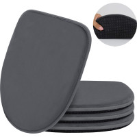 Podsedák na židli MARIE 39x38 cm - grafitový