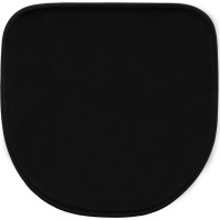 Podsedák na židli MARIE 39x38 cm - černý