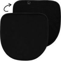 Podsedák na židli MARIE 39x38 cm - černý