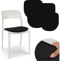 Podsedák na židli MARIE 39x38 cm - černý