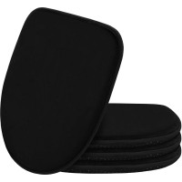 Podsedák na židli MARIE 39x38 cm - černý