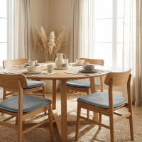 Podsedák na židli MARIE 39x38 cm - šedý