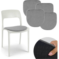 Podsedák na židli MARIE 39x38 cm - šedý