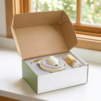 Matcha set MIDORI DREAM - krémový/ecru