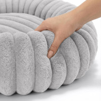 Pelíšek pro psy a kočky ROYAL LOUNGE 60 cm - šedý