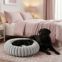 Pelíšek pro psy a kočky ROYAL LOUNGE 90 cm - šedý