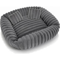 Pelíšek pro psy TOLA 70x80 cm - šedý