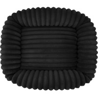 Pelíšek pro psy TOLA 70x80 cm - černý