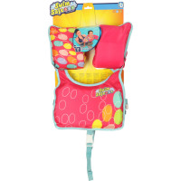 Plavecká vesta s rukávky AQUASTAR - 3-6 let, 19-30 kg - růžová