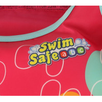 Plavecká vesta s rukávky AQUASTAR - 3-6 let, 19-30 kg - růžová