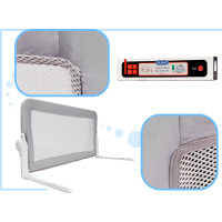 Bezpečnostní zábrana k posteli - 120 cm - šedá