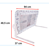 Bezpečnostní zábrana k posteli - 90 cm - Slon