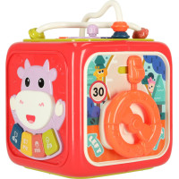 Manipulační smyslová Montessori kostka 6v1