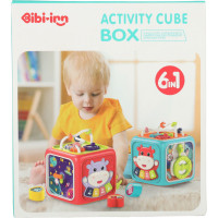 Manipulační smyslová Montessori kostka 6v1