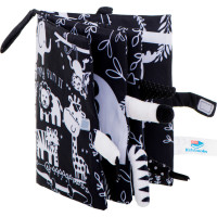 Smyslová kniha Měkké zvířecí ocásky - Safari