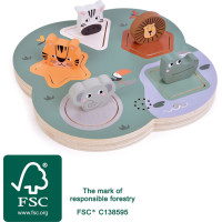 small foot 3D puzzle se zvuky zvířat Safari