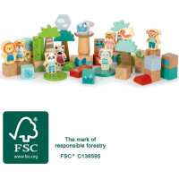 small foot Stavebnice Přátelé z džungle