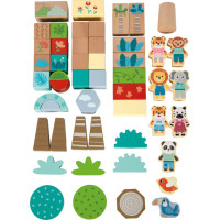 small foot Stavebnice Přátelé z džungle