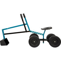 small foot Bagr s kolečky modrý