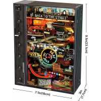 RoboTime 3D mechanická skládačka kuličkové dráhy Hip-hopová ulice