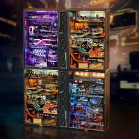 RoboTime 3D mechanická skládačka kuličkové dráhy Hip-hopová ulice