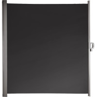 Boční markýza LUARO rolovací - 160 x 300 cm - tmavě šedá