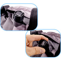 Nafukovací matrace do auta 180x131 cm - černá