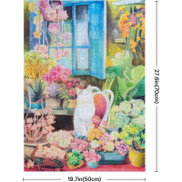 RoboTime Puzzle Kočičí zahrádka 1000 dílků