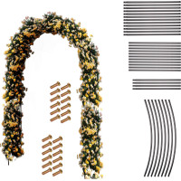 Zahradní kovová pergola LUARO 240 x 140 cm - oblouk