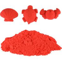 Kinetický písek 1 kg v sáčku - červený