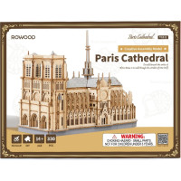 RoboTime 3D dřevěná skládačka Pařížská katedrála Notre-Dame