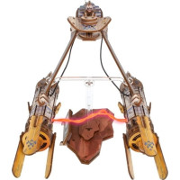 Ugears 3D dřevěná mechanická skládačka Star Wars Závodní kluzák Anakin Skywalker