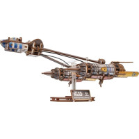 Ugears 3D dřevěná mechanická skládačka Star Wars Závodní kluzák Anakin Skywalker