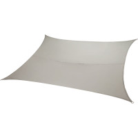 Vodotěsná stínící plachta LUARO obdélník - 4x3 m - šedá