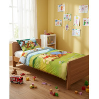 Dětské bavlněné povlečení do postýlky 135x100 cm - Medvídek Pú