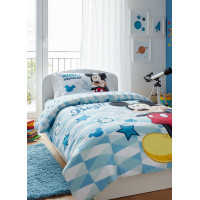 Dětské bavlněné povlečení do postýlky 135x100 cm - Mickey Mouse - Oh boy!!