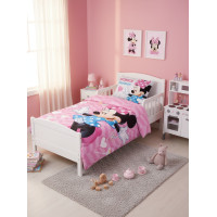 Dětské bavlněné povlečení do postýlky 135x100 cm - Myška Minnie - Sweet