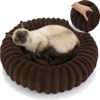 Pelíšek pro psy a kočky ROYAL LOUNGE 90 cm - hnědý