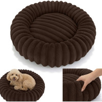 Pelíšek pro psy a kočky ROYAL LOUNGE 90 cm - hnědý