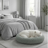 Pelíšek pro psy a kočky ROYAL LOUNGE 90 cm - šalvějový