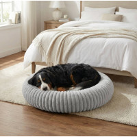 Pelíšek pro psy a kočky ROYAL LOUNGE 90 cm - šedý