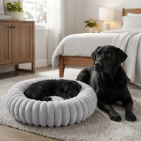 Pelíšek pro psy a kočky ROYAL LOUNGE 90 cm - šedý