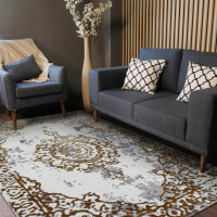 Kusový koberec Allure 1961 gold/white