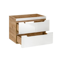 Koupelnová závěsná skříňka pod umyvadlo BÁRA 60 cm