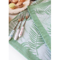 Žakárová kuchyňská utěrka CARINO 009 - 40x60 cm - zelená